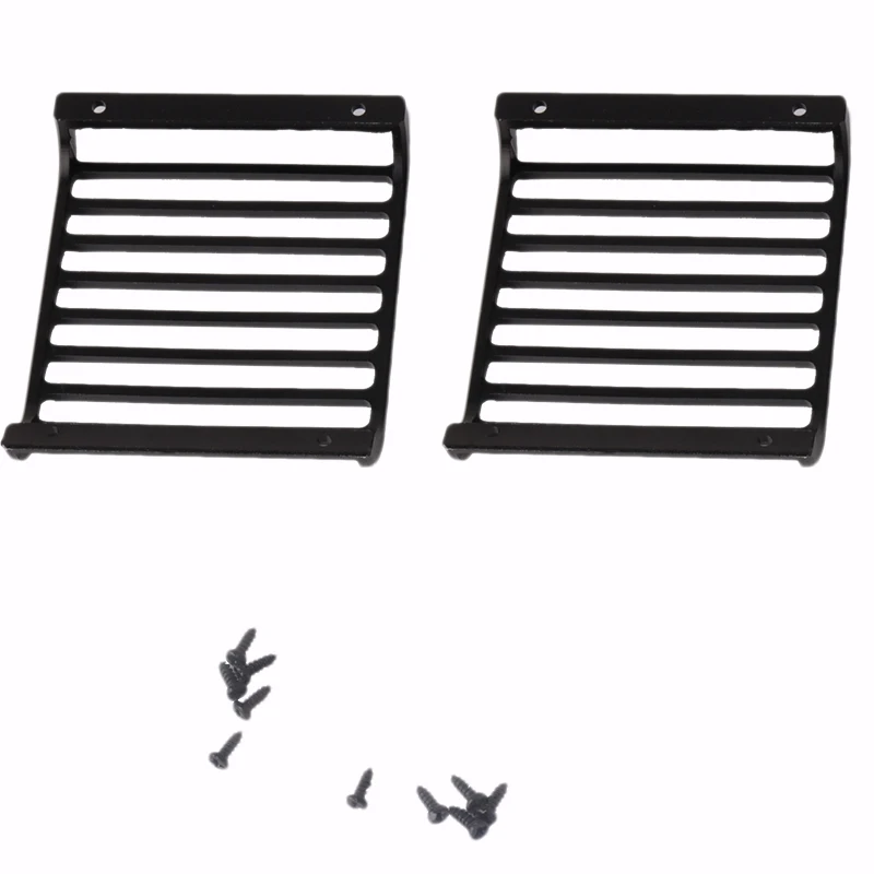 

2Pcs Trx4 Metal Front Lamp Guards Headlight Cover Guard Grille For 1/10 Rc Crawler Car Traxxas Trx-4