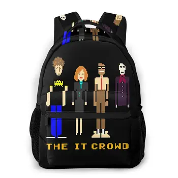 

The IT Crowd New Pattern knapsack Sherlock Teens Books Backpack