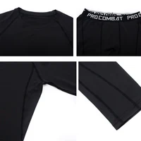 CCCP Mens Tracksuit Set Winter Thermal underwear shirt Compression sportswear 4XL Workout set Quick dry Running base layer Set 2
