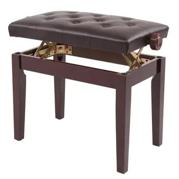 

22inch piano bench without storage brown
