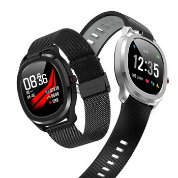 

2020 New Body Temperature Smart Watch ECG Smartwatch Heart Rate Monitor Blood Pressure Oxygen Multi-Sports Mode Waterproof Clock