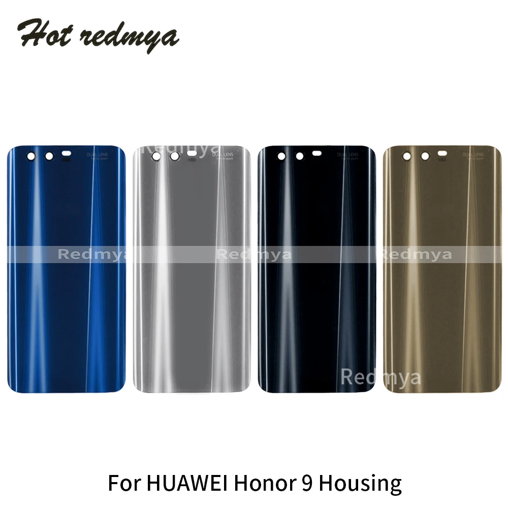 Для huawei Honor 9 средняя рамка пластина+ задний корпус для Honor 9 крышка батареи запасные части с инструментами