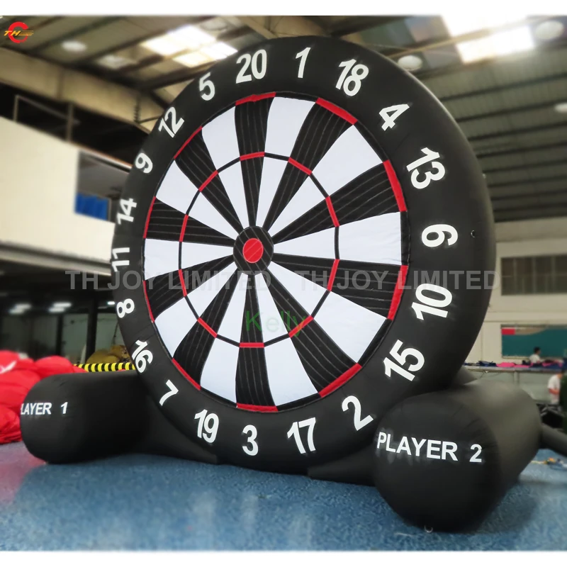 3m-5m Giant Soccer Ball Inflatable Football Dart Board Sticky Soccer Balls Target Playground Large Outdoor Inflatable Recreation 3
