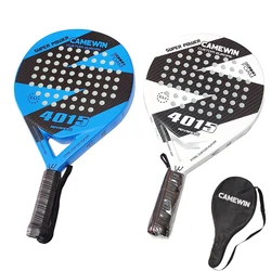 Camewin Professional Full Carbon Beach Tennis Paddle Racket Soft EVA Face Tennis Raqueta With Bag For Adult