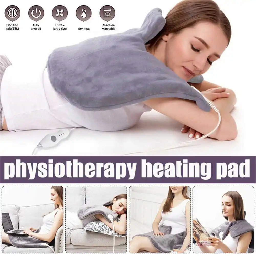 Electric Physiotherapy Heating Pad Blanket Fast Relief Pain Relax