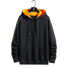 Camisola masculina com capuz 2021 outono e inverno topo lazer tendência marca solta grande casaco de gordura primavera e outono novo estilo grande tamanho