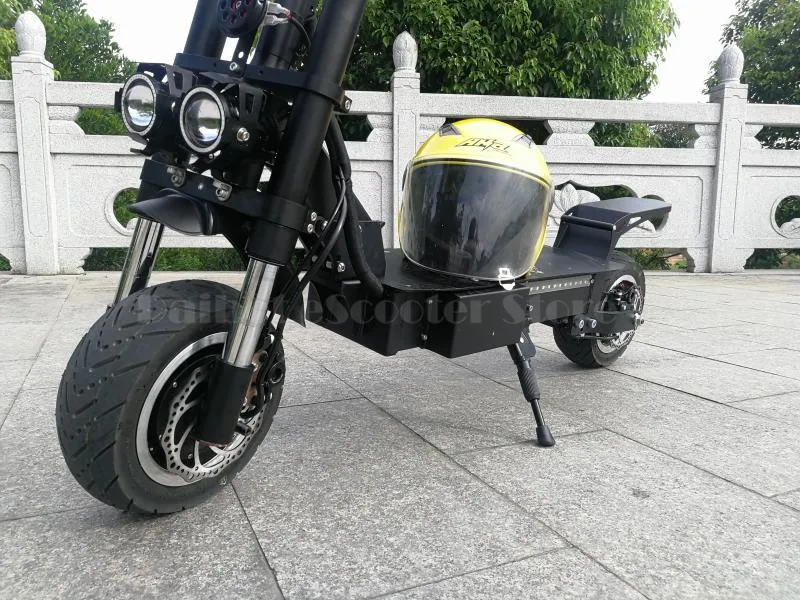 Daibot Powerful Kick Scooter Two Wheel Electric Scooters 11 Inch Double Drive 1600W Electric Scooter 60V  For Adults With Seat   (2)