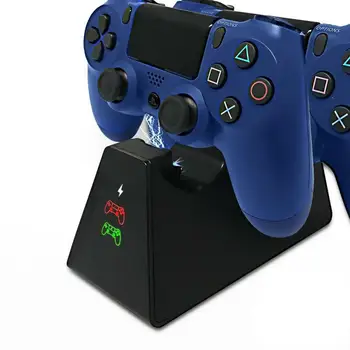 

Universal Dual USB Charge Dock For PS4/SLIM/PRO Controller Gamepad Handle Cradle Double Charging Charger For PS4 Games Accessori