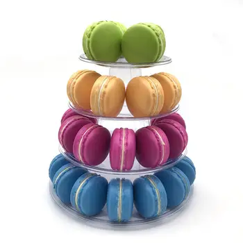 

Macarons Display Tower 4-layer Cupcake Stand Food Display Stand Cake Stand Wedding Decoration Birthday Party Favor