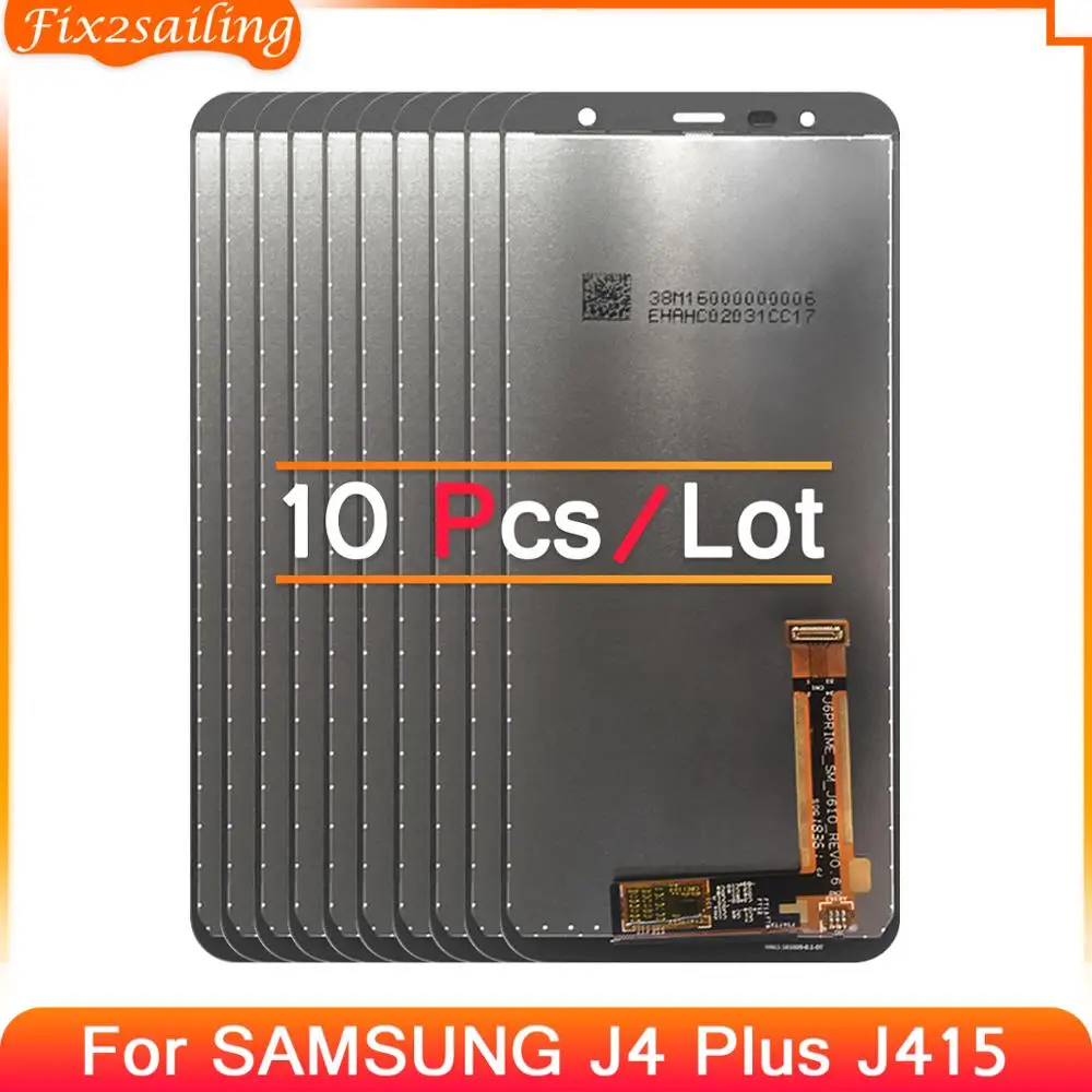 10 шт. ЖК-дисплей для Samsung Galaxy J4 + 2018J4 PlusJ415J415F J415G J415M J415FN сенсорный экран дигитайзер в