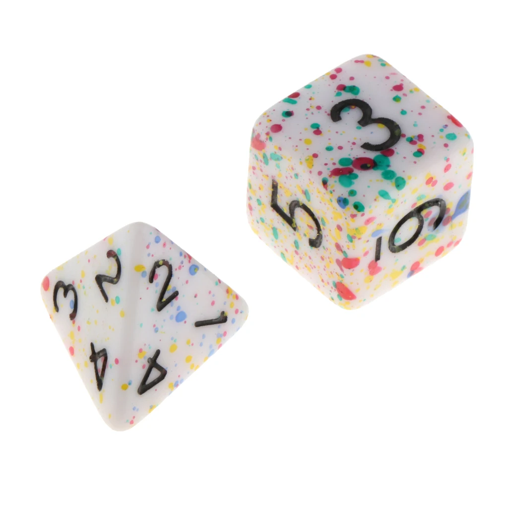 7Pc Multi-sided Dices Set D4-D20 MTG DND RPG Board Game Dice for D&D Roleplaying Party Casino Table Game Toy
