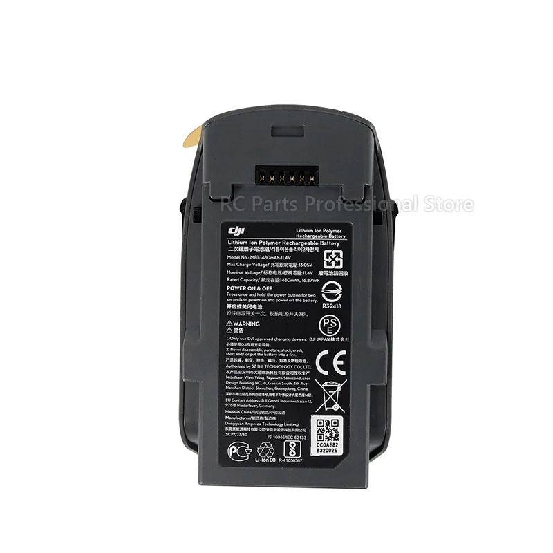 DJI Spark батарея Макс 16 минут время полета 1480 мАч 11,4 в DJI Drone Spark часть