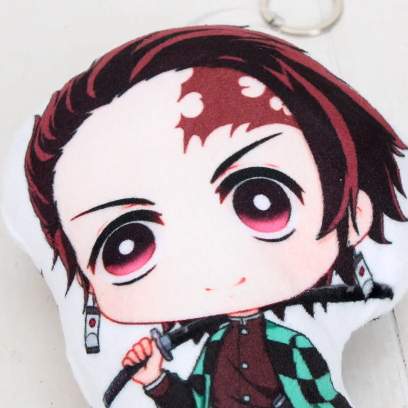 23 см Demon Slayer: Kimetsu no Yaiba плюшевая кукла Tanjirou Nezuko Zenitsu Inosuke Giyuu талисман Kimetsu no Yaiba Подушка 3 шт. подарки
