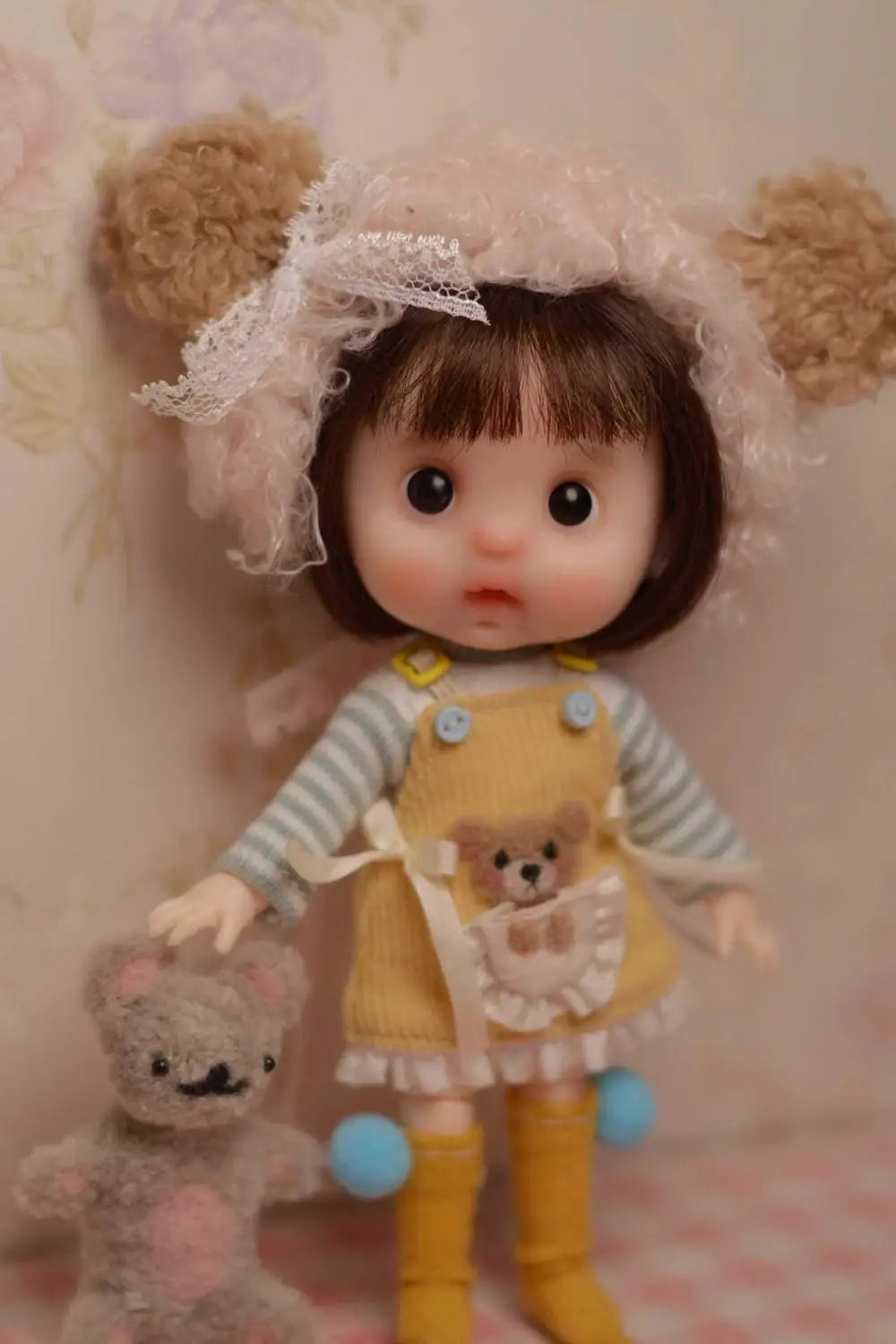 08 OB11 кукла голова Кастомизация 1/8 BJD куклы OB Полимерная глина - Цвет: 08