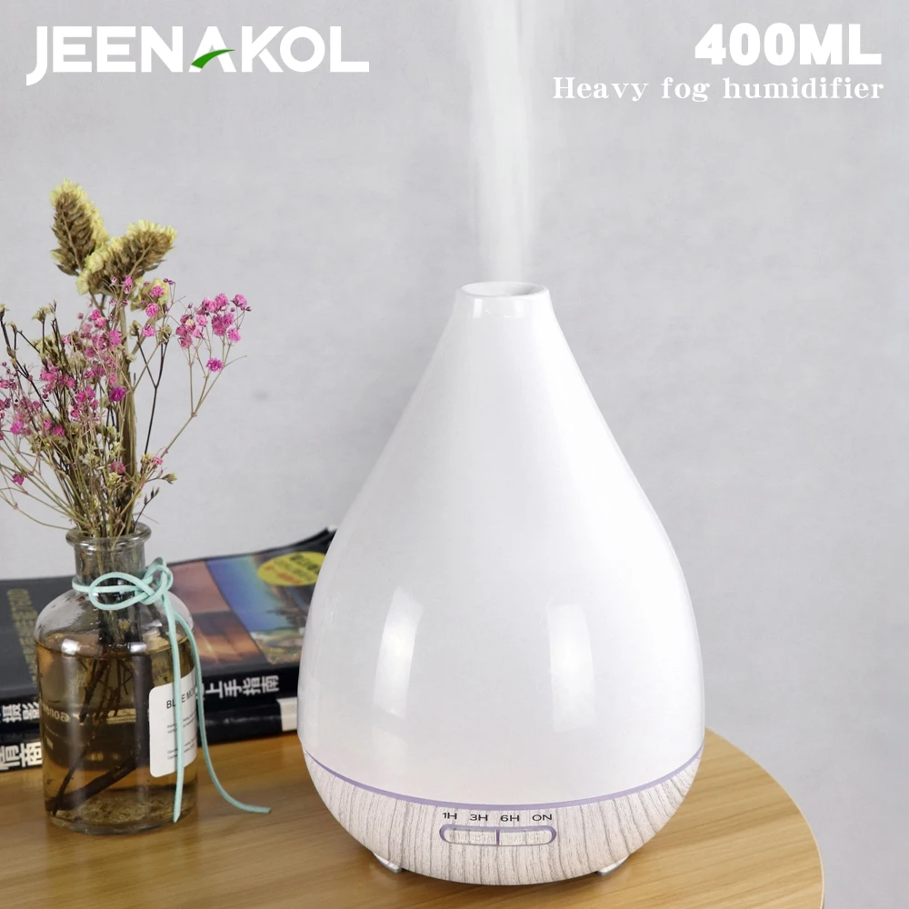 

New Heavy Fog Humidifier 400ML Home Simple Intelligent Aromatherapy Machine Ultrasonic Aromatherapy Diffuser Indoor Air Purifier