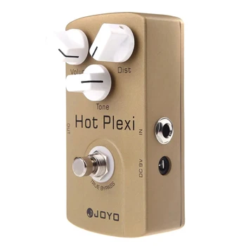 

New Aluminum alloy Effect Pedal Hot Plexi Electric Guitar Effect Pedal Overdrive Distortion True Bypass about 11.7 * 6.7 * 5.1cm