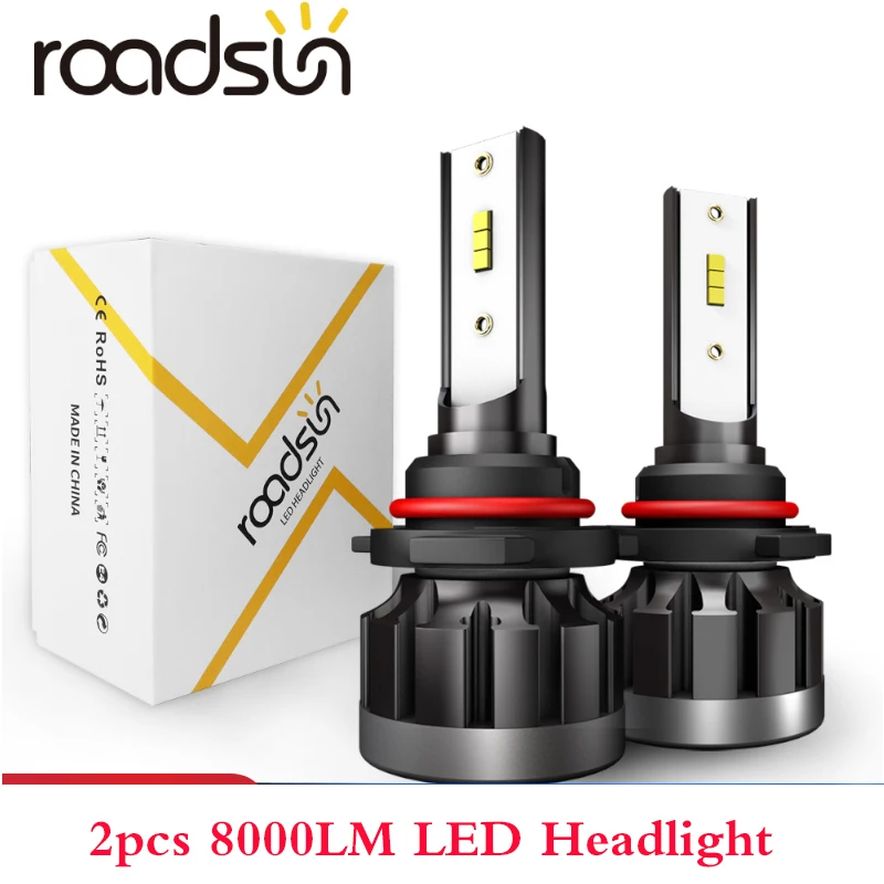 2PCS 80W 6000K 8000LM Car Light Bulb H7 H4 H1 Headlight LED H3 HB3 9005 HB4 9006 9003 H8 H9 H10 Canbus Bulbs | Автомобили и