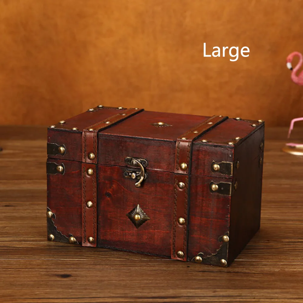 

Multi-layer Bedroom Safe Stationery Storage Box Toys Lockable Vintage Living Room Wooden Jewelry Antique Square Wardrobe