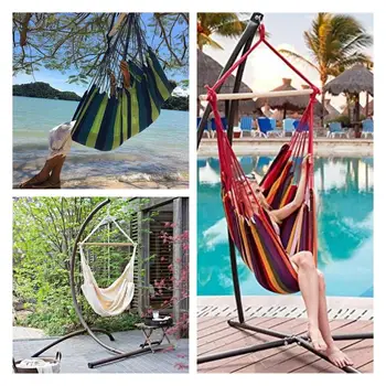 

Portable Travel Camping Hammock Hanging Home Bedroom Bed Lazy Swing Outdoor Camping Chair Indoor Hammock Lazy Chair