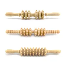 Массажный Ролик массажный валик для тела боль в мышцах спазмы снятие стресса здоровье для расслабления для лечения Фитнеса Йоги ноги руки деревянные