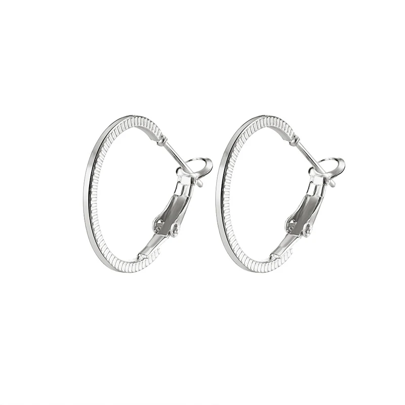9 Pairs/set Circle Hoop Earrings for Women Gold Color Exaggerated Hoop Ear Loop Smooth Ring Earring Nightclub Ladies Jewelry