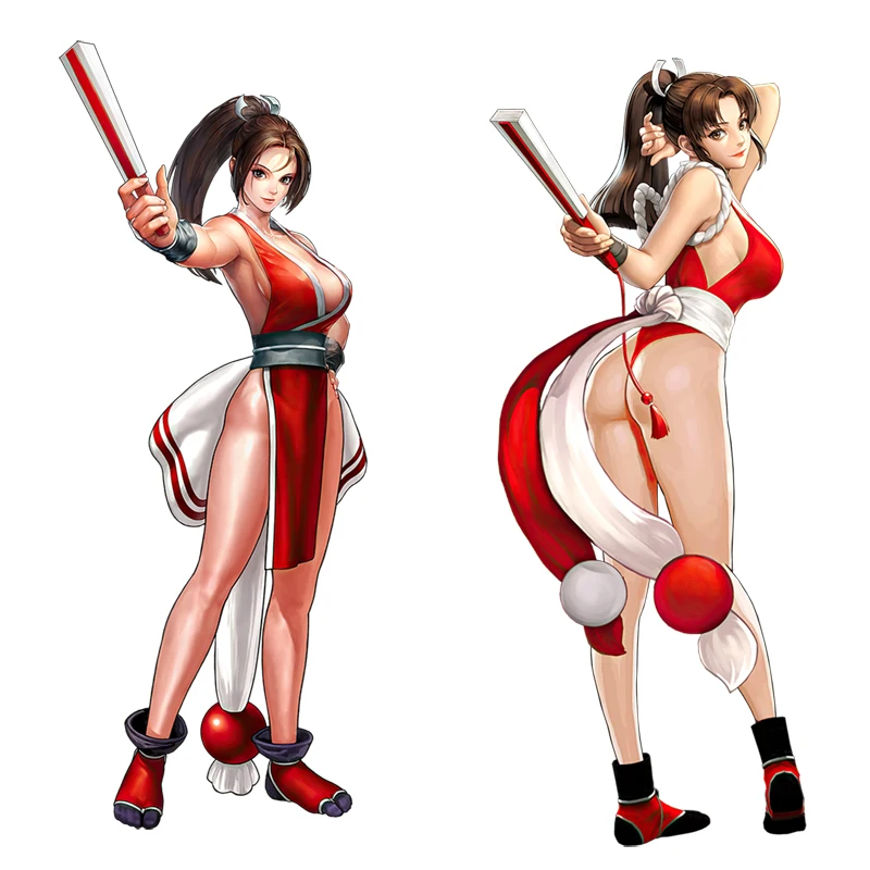 Three Ratels Cdm376 Mai_Shiranui Anime Car Sticker Vinile Pvc Decal Per Wall Laptop Waredrobe