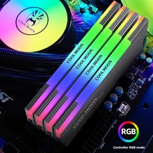 COOLMOON – gilet de refroidissement pour PC de bureau, 5V, 3 broches, RGB, RAM ARGB, dissipateur thermique, dissipateur thermique, en vogue, CR D134S