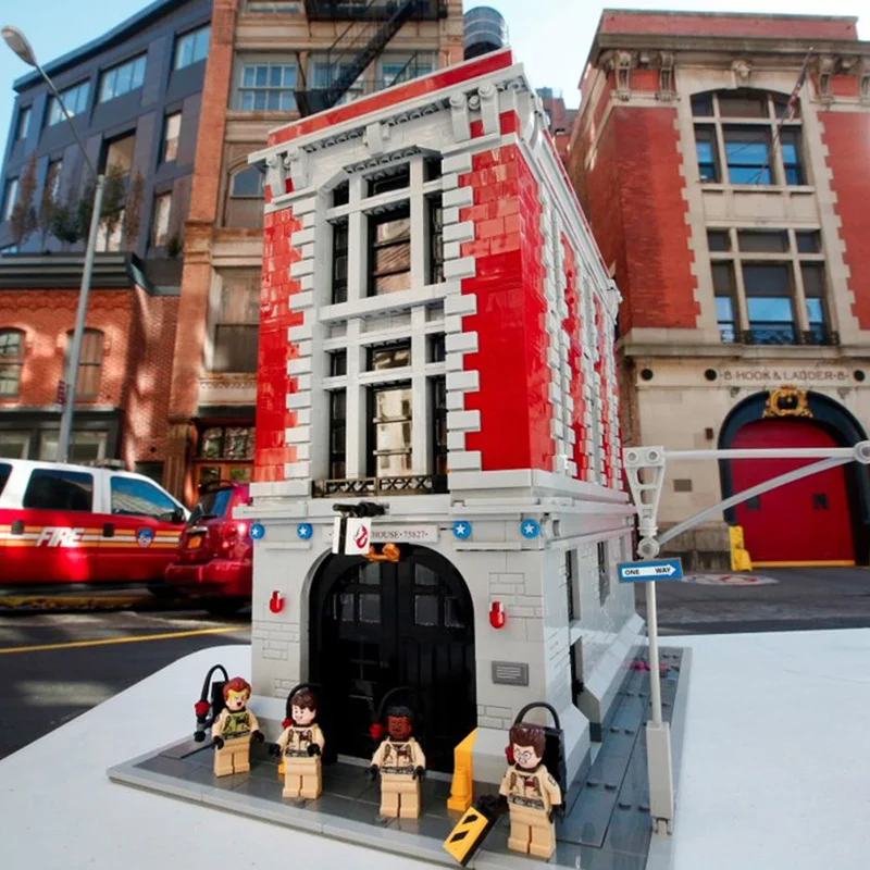 

16001 Firehouse Headquarters Compatible With Legoingly The Idea 75827 Ghostbusters Building Blocks Bricks Educational Toys Gifts