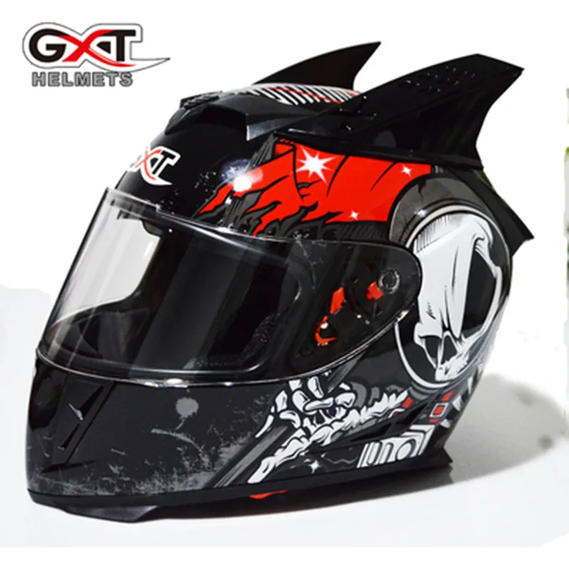 Мото шлем Capacete, Мото шлем GXT 158 Полнолицевой шлем гоночный мотоциклетный шлем с двойными линзами шлем для мотокросса/20 цветов - Цвет: Design 20