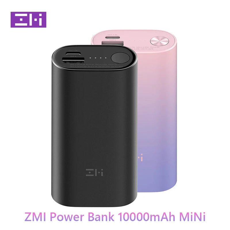 ZMI-10000mAh-MINI-Power-Bank-QB818-Two-way-Fast-Charging-30W-MAX-Small ...
