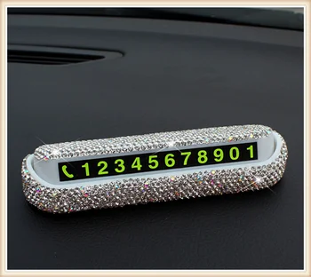 

Car phone number plate universal personality decoration DIY for PEUGEOT 207 2006 2007 307 106 206 1998 2000