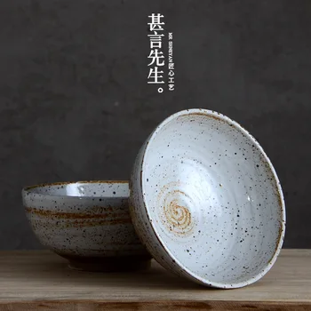 

Very Much Pure Manual Crude Pottery Bowl Household Tableware Paper Set Tea Water Cup Bowl In Plate Book Solar Eclipse