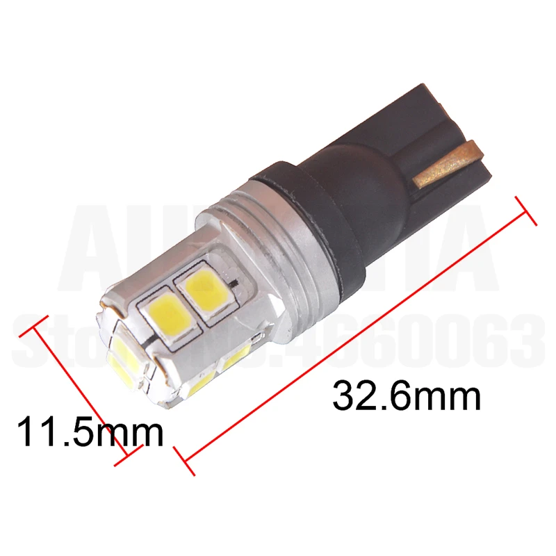 10x автомобильный светильник s T10 светодиодный 194 W5W 10 светодиодный 480lm 2835 SMD авто Поворотная сторона номерного знака светильник габаритный фонарь CANBUS 12-20V IC