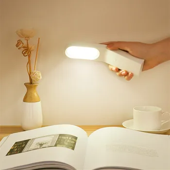 

Portable Desk Table Lamp Dimmable LED Night Light with Phone Holder Travel Camping Flashlight Magnetic Bedroom Bedside Lamp