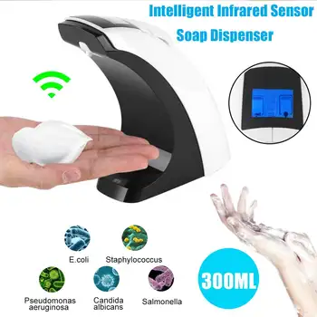 

300ml Touchless Automatic Soap Dispenser Smart Sensor Liquid Soap Dispenser for Kitchen Bathroom Hand Free Soap Pump Dispenser