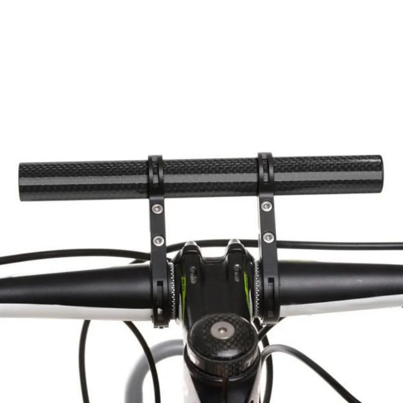 Карбоновый держатель велосипеда фонарик Ручка Бар Аксессуары для велосипеда удлинитель кронштейн 3 цвета