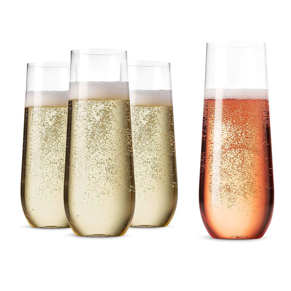 50pcs 60Pcs Disposable Hard Plastic Wine Juice Cups Champagne Cocktail Drinking 