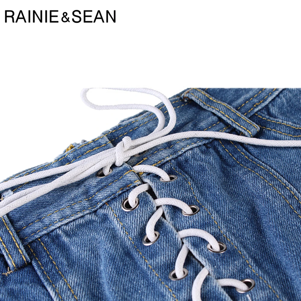 Renie SEAN Джинсовый корсет пояс для женщин синий осенний женский широкий пояс Lhigh Модный женский пояс на шнуровке для рубашек