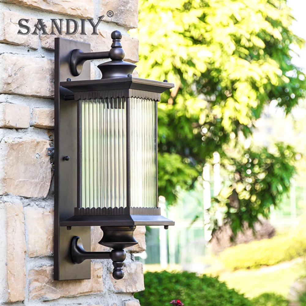 Coffee Wall Light Outdoor Vintage IP65 Waterproof Sconce for House Doorway Porch Villa Garden Retro Exterior Wall Lamp E27/E26 starbarks coffee house игрушка для собак