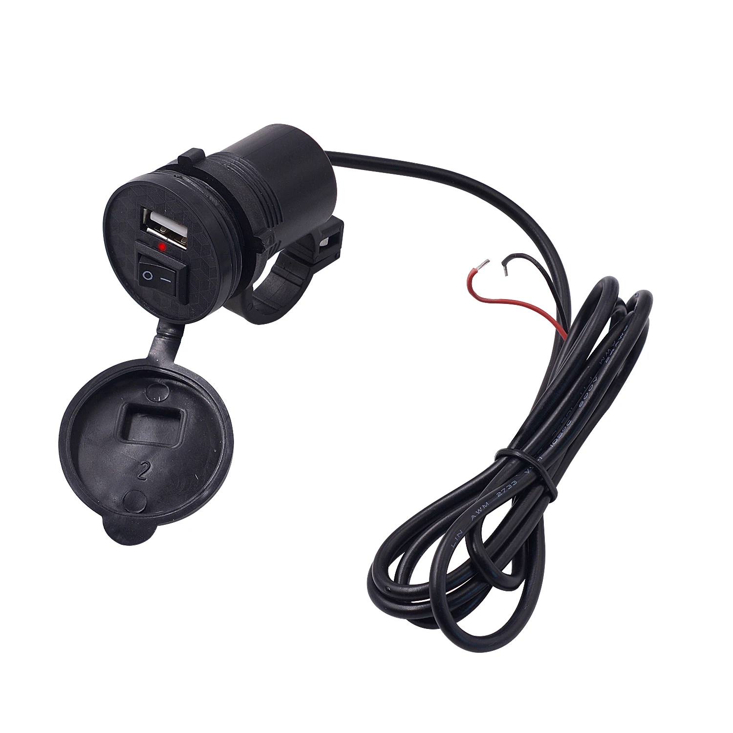 12V USB мотоцикл Зарядное устройство Мощность розетка адаптер Водонепроницаемый с