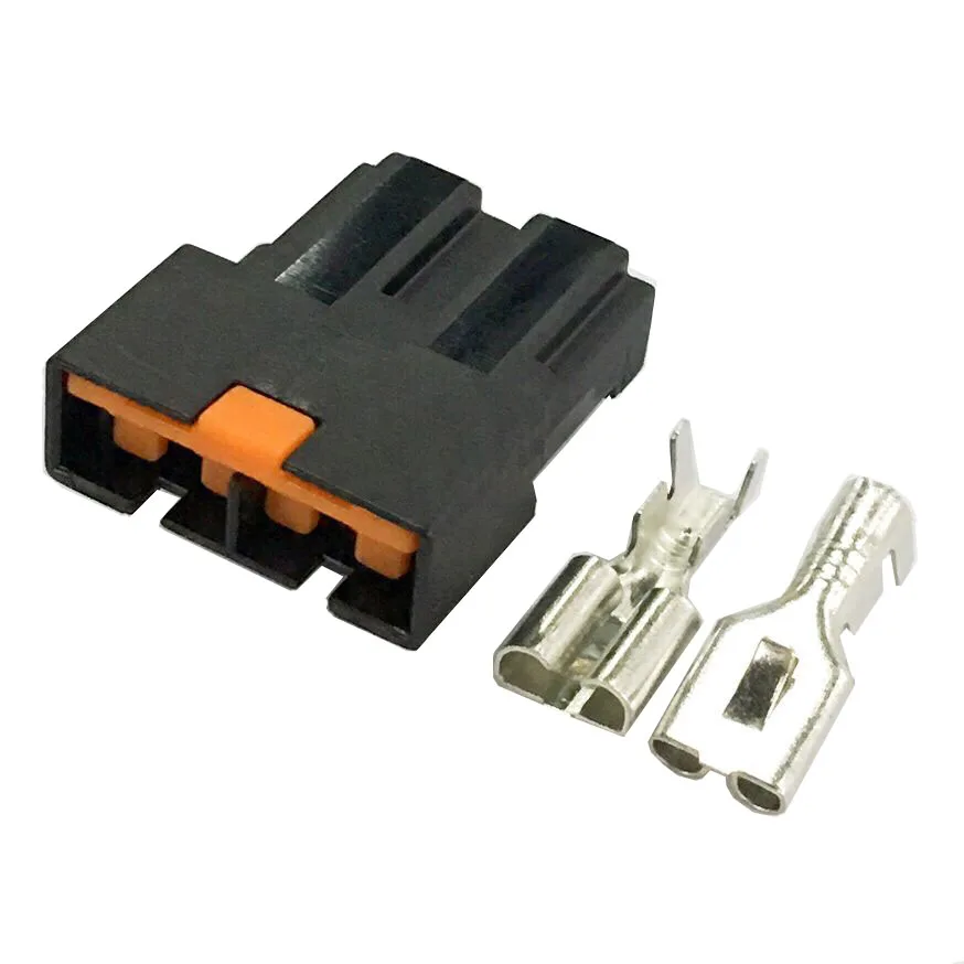 

5 sets 2 Way 6.3mm Connector Housing with terminals Automotive connector For repair and modification DJ70230A-6.3-21