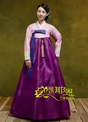 2019 горячее платье ханбок изготовленный на заказ корейский традиционный Женский ханбок корейский национальный костюм платье в азиатском