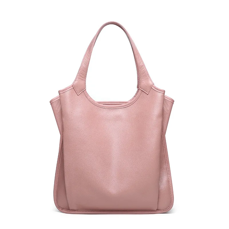 

сумка женская Hand Bag High Quality Genuine Leather Shoulder Bag New Arrival Bag in Women 's Totes Pretty Color Ladies Large bag