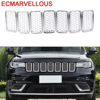 

Auto Front Bumper Grille Automobile Modified Decorative Car Styling Protecter Bright Sequins 14 15 16 FOR JEEP Grand Cherokee