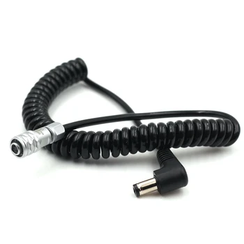 

Pocket Camera Power Cable Battery Spring 2 Pin Plastic DC5.5x2.5mm Plug Adapters Connector Accessories Coiled For BMPCC 4K