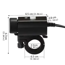 Зарядное устройство для мотоцикла с двумя usb-разъемами для iPhone samsung телефонов