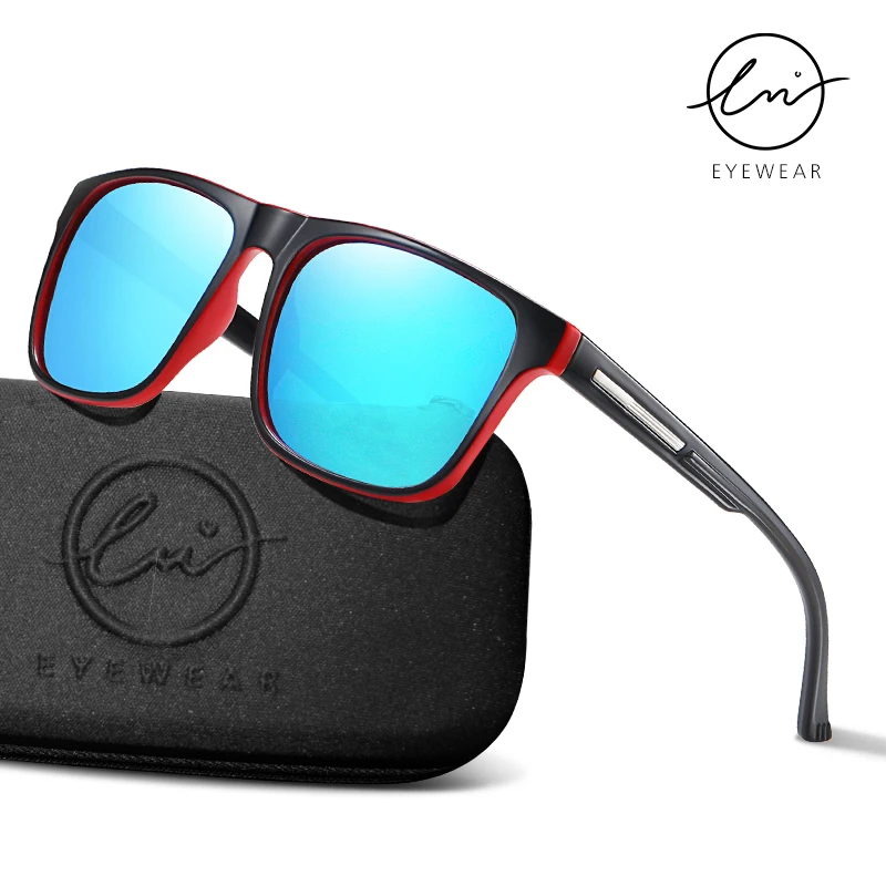 

LM Brand Polarized Sun Glasses Men Women TR90 Mirror Lens Sunglasses Outdoor Sport Fishing Goggles Driving Eyewear UV400 gafas