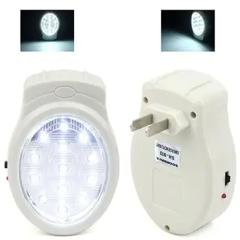 

White 13LED Night Light Automatic Power Failure Outage Lamp AC110V-240V EU Plug