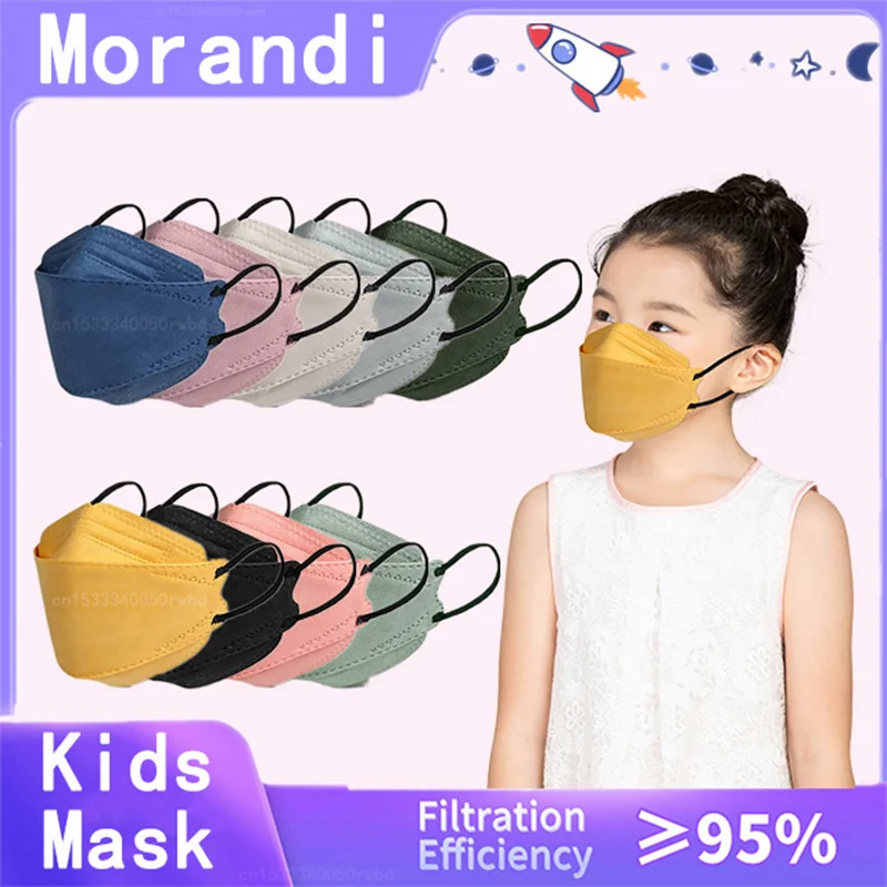 Kn95 Maschere Bambini Ffp2Mask Fish Mascarillas Ffp2 Ninos Bambino Maschera Bocca Traspirante Respiratore N95 Maschera Kn95 Mascarillas Infantil