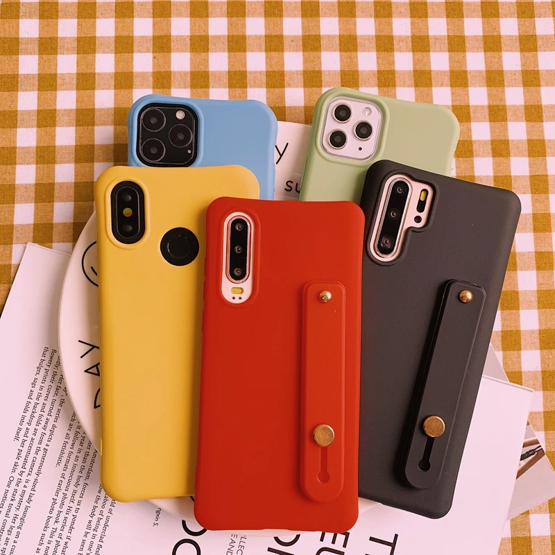 Neon Color Anti-Knock Kickstand Matte Soft TPU Silicone Case For Xiaomi Mi 8 9 9T A3 Redmi Note 7 7A 8T 9s Pro Max Capa Cover | Мобильные